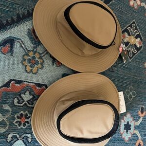 Ozark Trail Beige Outdoor Hats with Black Trim